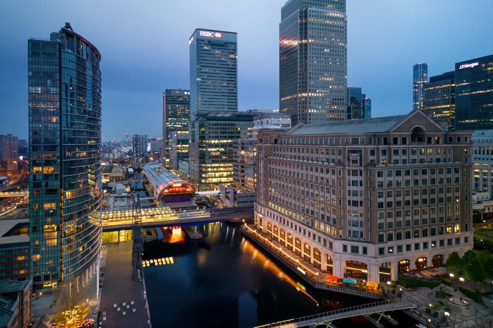 London Marriott Hotel Canary Wharf Екстериор снимка Canary Wharf